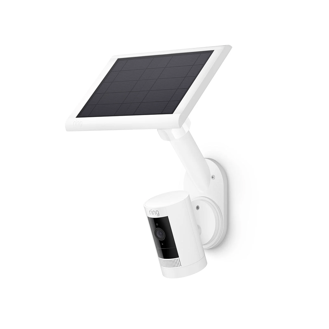Ring Wall Mount for Solar Panels and Cams White B2B Blackwire
