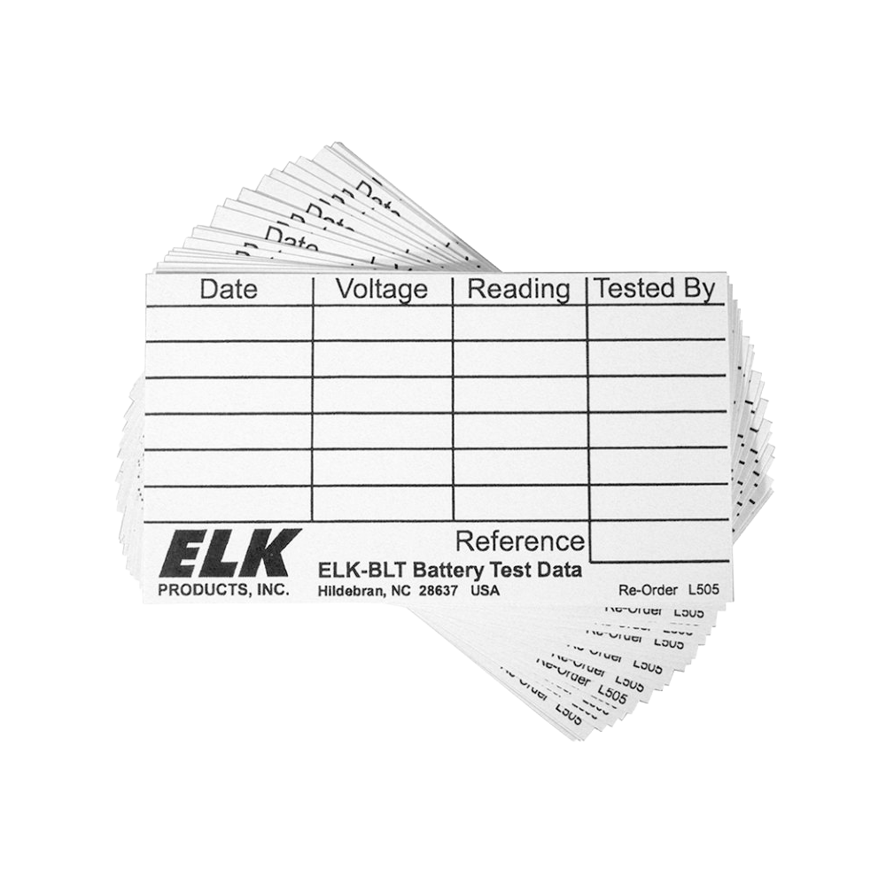 Elk Pk of 100 Self-adhesive test data labels for BLT
