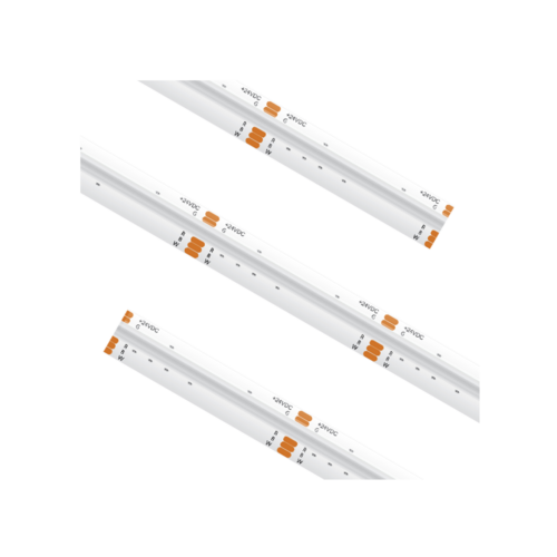 American Lighting RGBW Cob Tape Light 24V DC High Output RGB + 3000K B2B Blackwire