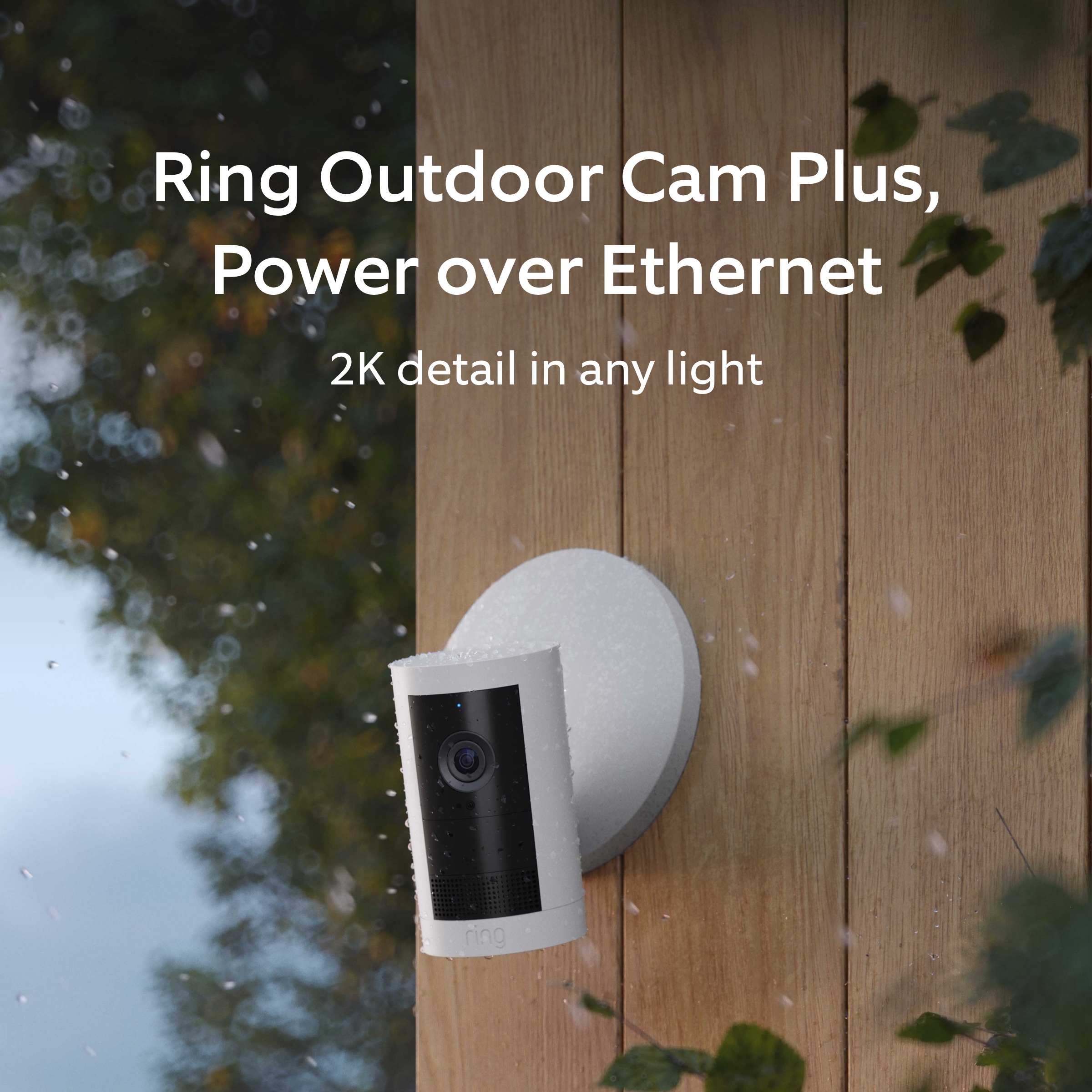 Ring Outdoor Cam Plus PoE White B2B Blackwire