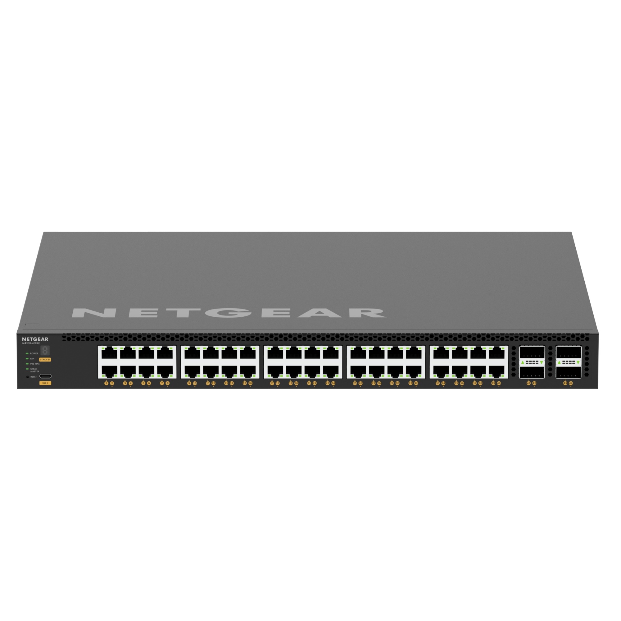 Netgear AV 40-Port 10G POE++ W/4 100G SFP XSM4344C Switch